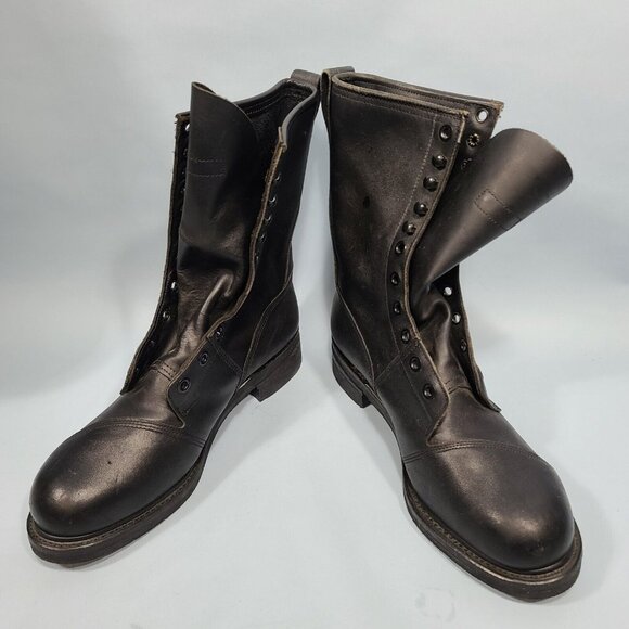 Vintage BILTRITE ANSI Z41.1-1991/75  Leather Combat Boots Steel Toe 11.5 NOS - Picture 2 of 12